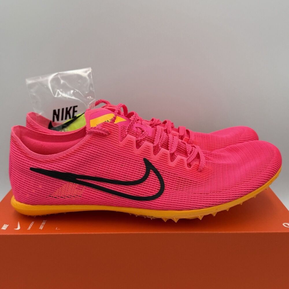New -Nike Mamba V6 Distance Track Spikes Pink Men's Size 9 DR2733-600